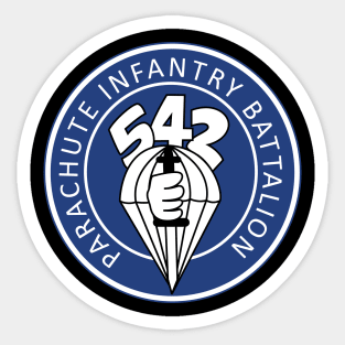 542nd Parachute Infantry Battalion wo Txt X 300 Sticker